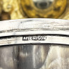Scottish Sterling Silver Snuff Mull with Rams Horn Body