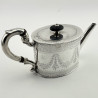 Victorian Glasgow Sterling Silver Teapot