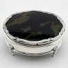 Sterling Silver and Tortoiseshell Jewellery or Trinket Box (1920)