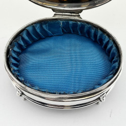 Sterling Silver and Tortoiseshell Jewellery or Trinket Box