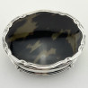Sterling Silver and Tortoiseshell Jewellery or Trinket Box