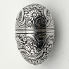 Georgian Sterling Silver Nutmeg Grater with Screw Down Lid
