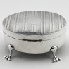 Attractive Chester Sterling Silver Jewellery or Trinket Box (1920)
