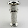 Impressive Set of Four Sterling Silver Vases