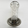 Impressive Set of Four Sterling Silver Vases