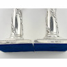 Pretty Pair of Edwardian Sterling Silver Candlesticks
