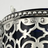 Decorative Good Quality Victorian Sterling Silver Mustard Pot