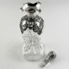 Late Victorian Sterling Silver Neck Glug Glug Decanter