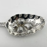 Boxed Pair of George III Sterling Silver Berry or Serving Spoons