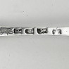 Boxed Pair of George III Sterling Silver Berry or Serving Spoons