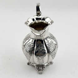 Edinburgh Victorian Sterling Silver Cream Jug