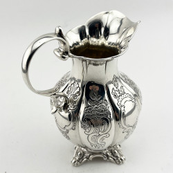 Edinburgh Victorian Sterling Silver Cream Jug