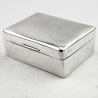Sterling Silver Cedar Lined Cigarette or Trinket Box