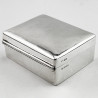 Sterling Silver Cedar Lined Cigarette or Trinket Box