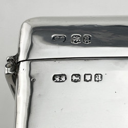Sterling Silver Cedar Lined Cigarette or Trinket Box