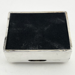 Sterling Silver Cedar Lined Cigarette or Trinket Box