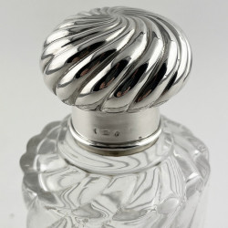 Late Victorian Continental Silver Perfume Bottle