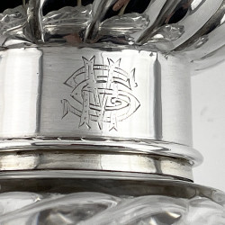 Late Victorian Continental Silver Perfume Bottle