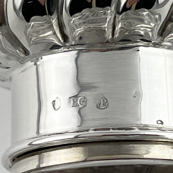 Late Victorian Continental Silver Perfume Bottle