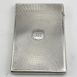 Victorian Sterling Silver Sampson Mordan Boxed Card Case