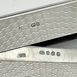 Victorian Sterling Silver Sampson Mordan Boxed Card Case