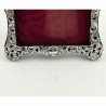 Pretty Small Size Late Victorian Sterling Silver Photo Frame