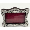 Pretty Small Size Late Victorian Sterling Silver Photo Frame
