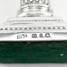 Pair of Late Victorian Sterling Silver Candlesticks in a Corinthian Column Style