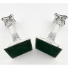 Pair of Late Victorian Sterling Silver Candlesticks in a Corinthian Column Style