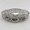 Edwardian Sterling Silver Jewellery or Trinket Box with Nautical Inscription