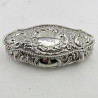 Edwardian Sterling Silver Jewellery or Trinket Box with Nautical Inscription