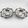 Pair of Original Condition Old Sheffield Plate Coasters (c.1835)