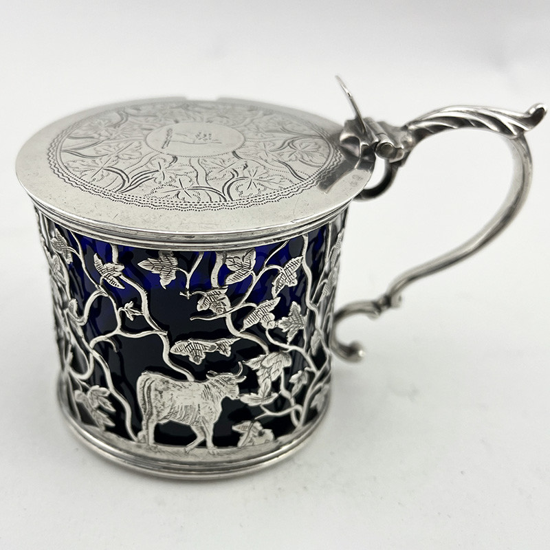 Unusual Georgian Sterling Silver Mustard Pot (c.1800) Unusual Georgian Sterling Silver Mustard Pot (c.1800)