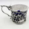 Unusual Georgian Sterling Silver Mustard Pot