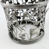 Unusual Georgian Sterling Silver Mustard Pot