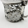 Unusual Georgian Sterling Silver Mustard Pot