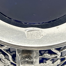 Unusual Georgian Sterling Silver Mustard Pot