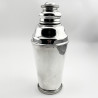 Rare and Unusual Finnigans Ltd Silver Plated Cocktail Shaker (c.1940)