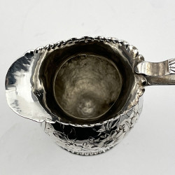 Unusual Shaped George III Sterling Silver Cream Jug