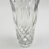 Quality Cut Glass Cocktail Jigger Silver Plated Mount