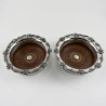 Very Pretty Pair of Old Sheffield Plate Wine Coaster (c.1835)