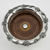 Very Pretty Pair of Old Sheffield Plate Wine Coasters