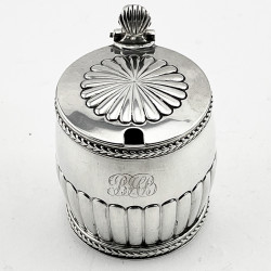 Good Quality Georgian Sterling Silver Mustard Pot