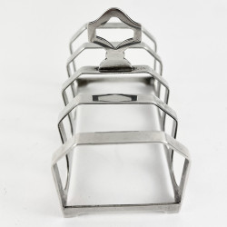 Boxed Pair of Sterling Silver Toast Racks