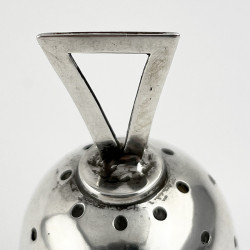 Amusing Bell Shaped Edwardian Sterling Silver Pin Cushion