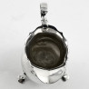 George II Sterling Silver Cream Jug with Scalloped Rim