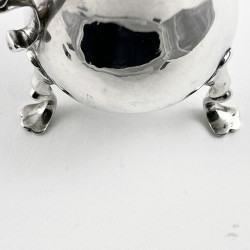 George II Sterling Silver Cream Jug with Scalloped Rim