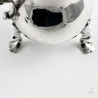 George II Sterling Silver Cream Jug with Scalloped Rim