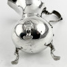 George II Sterling Silver Cream Jug with Scalloped Rim