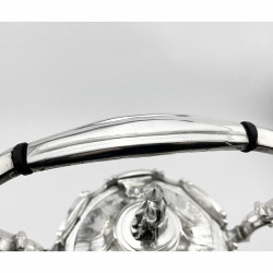 Large Victorian Silver Plated Kettle on Stand